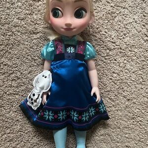Disney Animator Collector Elsa Doll with Blue Dress